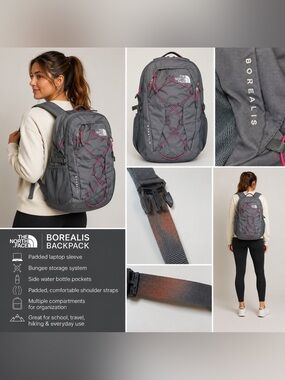 butterfly north face backpack The Jester Everyday Laptop Backpack, Ashen Purp/Blk, OSFA North Face Butterfly Backpack Ross